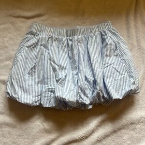Old Navy Light Blue Striped Women's Skort